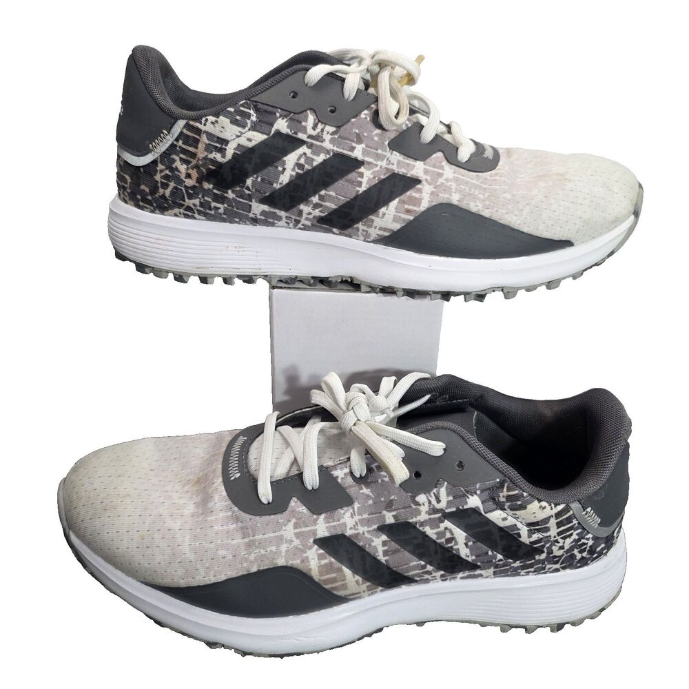 Adidas S2G SL Waterproof Golf Shoes Men's 8.5 Grey Spikeless GV9792
